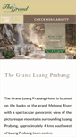 Mobile Screenshot of grandluangprabang.com